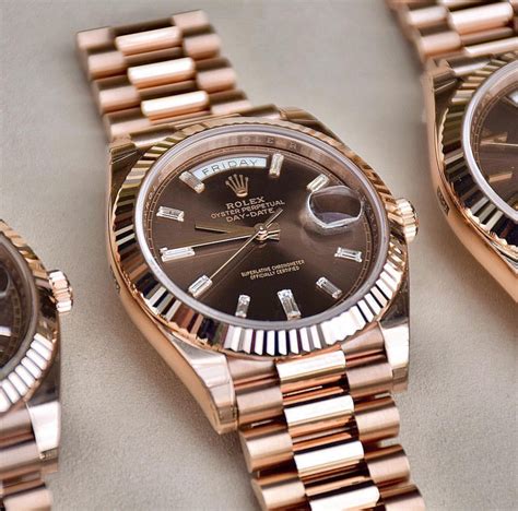 rose gold rolex cost